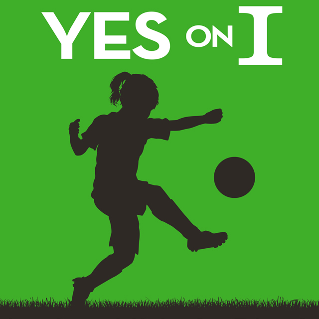 Yes on Prop I - Park code on Children's playgrounds, walking trails and athletic fields