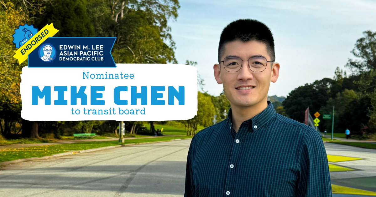 Nominee Mike Chen for Transit Board – Joint Letter of Support